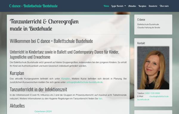 Vorschau von www.ballettschule-buxtehude.de, C dance • Ballettschule Buxtehude