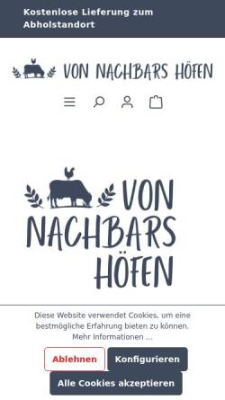 Vorschau der mobilen Webseite www.vonnachbarshoefen.de, Von Nachbars Höfen