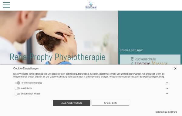 Vorschau von www.reha-prophy.de, Reha-Prophy Physiotherapie