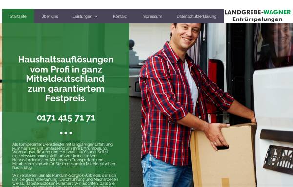 Vorschau von www.entruempelungen-landgrebe.de, Entrümpelungen Landgrebe-Wagner