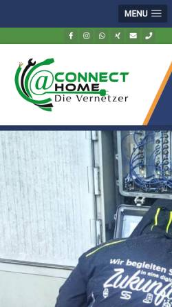 Vorschau der mobilen Webseite connecthome.gmbh, Connect@home GmbH
