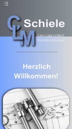 Vorschau der mobilen Webseite www.clm-schiele.de, CLM Schiele