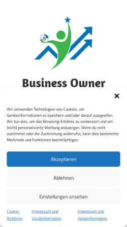 Vorschau der mobilen Webseite business-owner-finance.de, Business Owner Finance