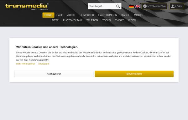Vorschau von www.transmedia-germany.com, Transmedia Kabelverbindungen GmbH