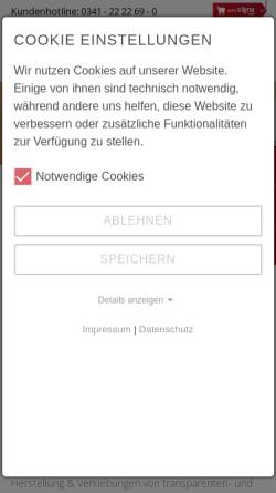 Vorschau der mobilen Webseite signa-werbung.de, Signa Werbung Krause & Kräker oHG