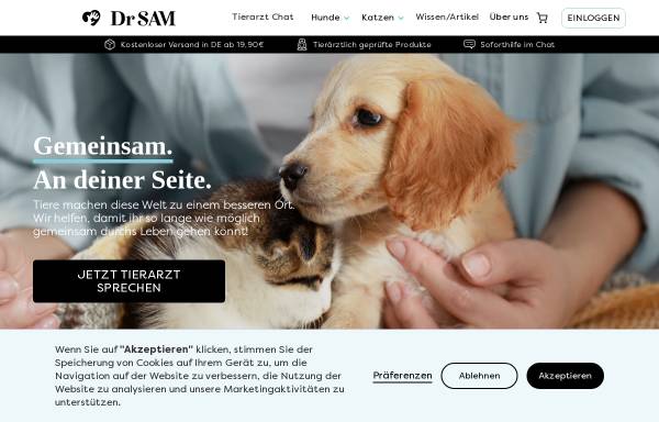 Vorschau von www.drsam.de, Dr. SAM Germany GmbH