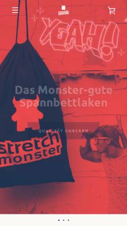 Vorschau der mobilen Webseite stretchmonster.de, Stretchmonster