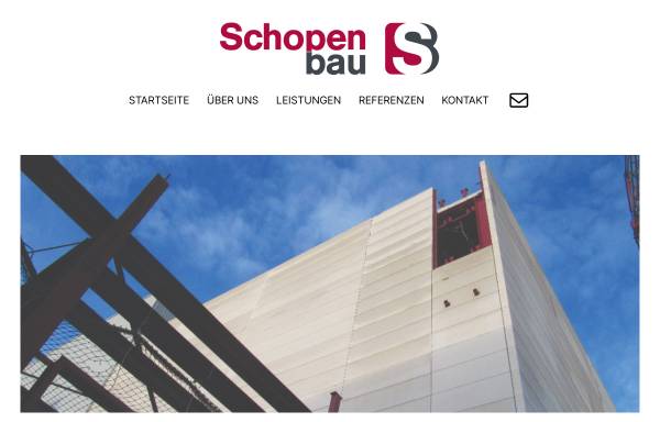 Vorschau von www.schopen-bau.de, Bauunternehmung Schopen GmbH