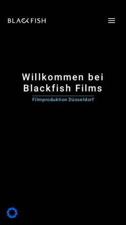 Vorschau der mobilen Webseite www.blackfish-films.com, Blackfish Films