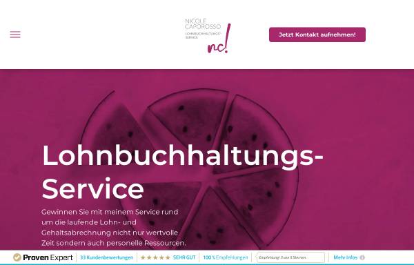 Vorschau von www.lohnbuchhaltungs-service.de, Lohnbuchhaltungs-Service I Inh. Nicole Caporosso