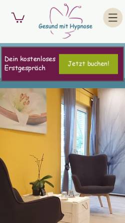 Vorschau der mobilen Webseite www.hypnosepraxis-berlin.info, Hypnose und Traumapraxis