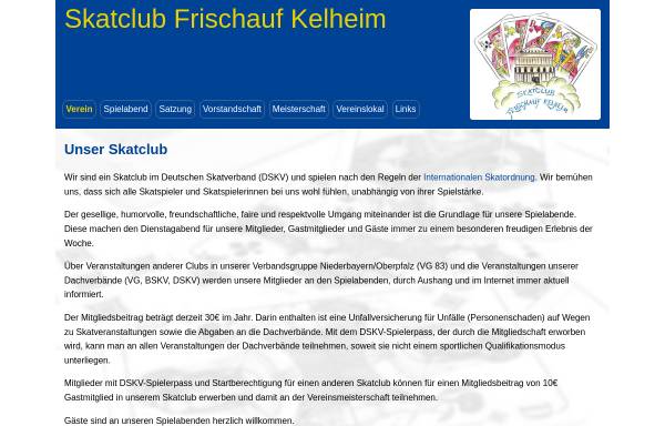 Vorschau von www.frischauf-kelheim.de, Skatclub Frischauf Kelheim
