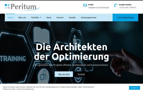 Vorschau von peritumconsulting.de, Peritum GmbH