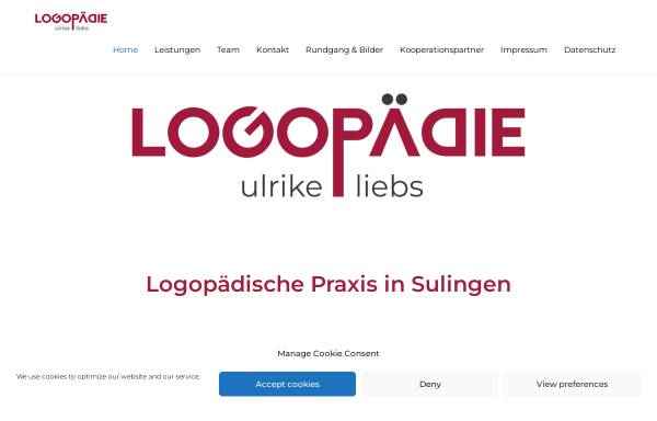 Vorschau von logo-liebs.com, Logopädische Praxis Ulrike Liebs Sulingen