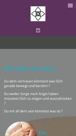 Vorschau der mobilen Webseite www.bewith.de, BE WITH - HP Susanne Sada Rothacker