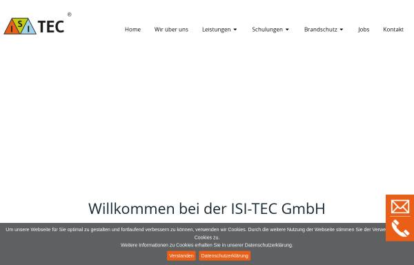 Vorschau von www.isi-tec.gmbh, ISI-TEC GmbH