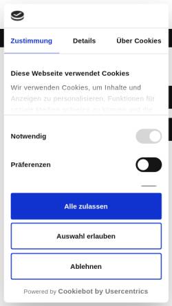Vorschau der mobilen Webseite hantelwerk.de, Hantelwerk e.K.