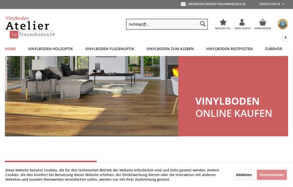 Vorschau von www.vinylboden-traumboden24.de, Vinylboden Atelier