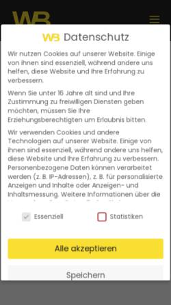 Vorschau der mobilen Webseite webauftritt-bonn.de, Werbeauftritt Bonn
