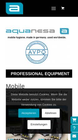 Vorschau der mobilen Webseite www.lavese.de, aquanesa solution GmbH