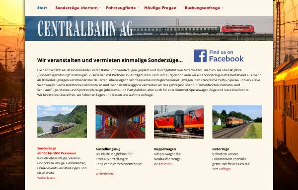 Vorschau von www.centralbahn.ch, Centralbahn AG