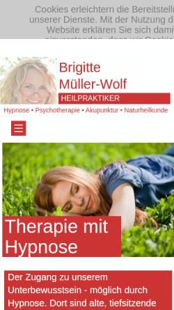 Vorschau der mobilen Webseite www.hypnomuellerwolf.com, Hypnomuellerwolf