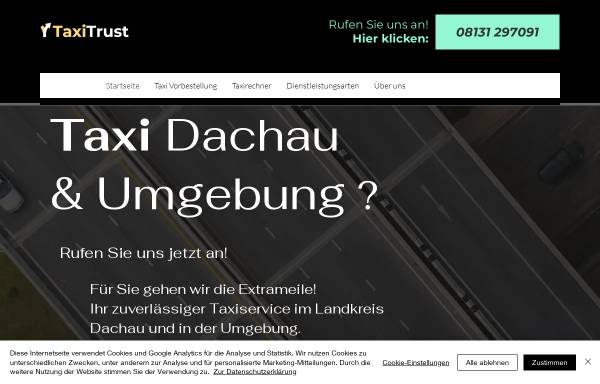 Vorschau von www.taxi-trust.de, Taxi Trust