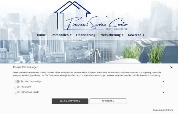 Vorschau von www.ihr-servicecenter.de, Financial [Service Center] - Beratungsgruppe