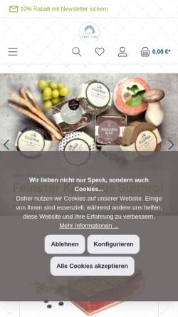 Vorschau der mobilen Webseite tantealma.de, Tante Alma
