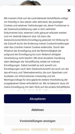 Vorschau der mobilen Webseite zahnmedizin-guenzburgerland.de, Zahnmedizin GÜNZBURGER LAND