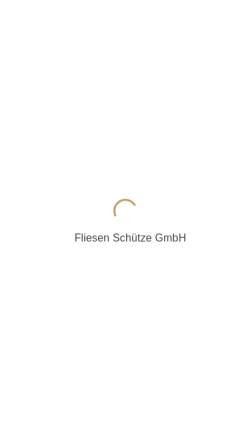 Vorschau der mobilen Webseite www.fliesenleger-schuetze.de, Fliesen Schütze GmbH