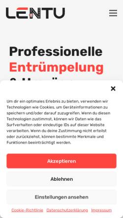 Vorschau der mobilen Webseite umzug-und-entrümpelung-münchen.de, St Globale Transporte