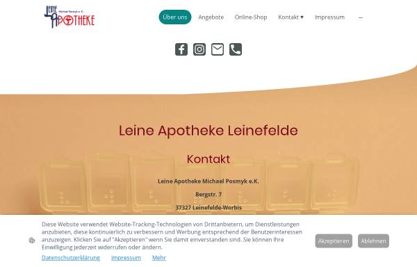 Vorschau von www.leineapo.de, Leine Apotheke