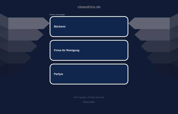 Vorschau von cleandrinx.de, Cleandrinx