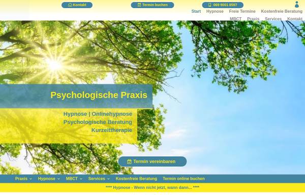 Vorschau von psychologische-praxis.online, Psychologische Praxis - Tanja Frost