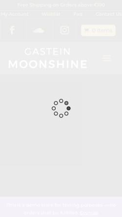 Vorschau der mobilen Webseite www.gasteinmoonshine.com, Gastein Moonshine
