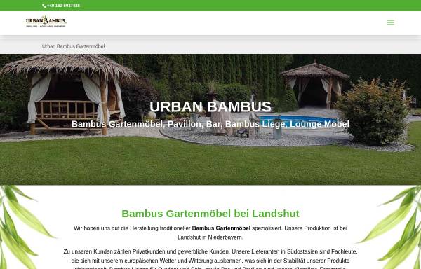 Vorschau von www.urban-bambus.de, Urban Bambus
