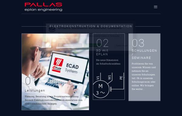 Vorschau von pallas-eplan.de, PALLAS eplan engineering GmbH & Co. KG