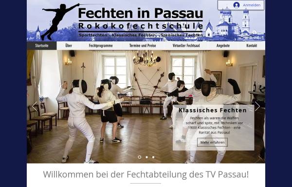 Vorschau von www.fechten-passau.de, TV Passau - Fechten