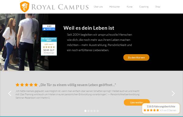 Vorschau von www.royalcampus.de, Royal Campus Akademie