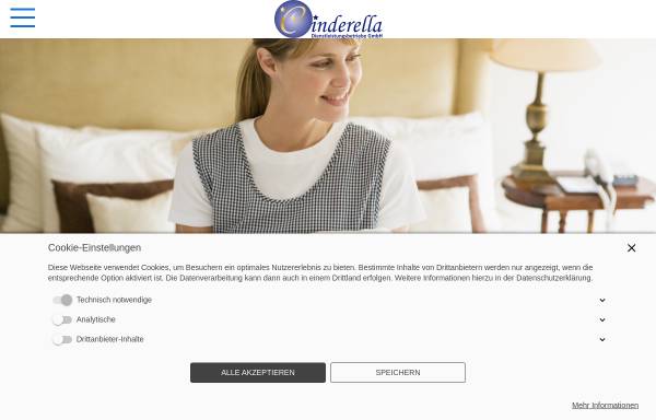 Vorschau von cinderellagmbh.de, Cinderella Dienstleistungsbetriebe GmbH