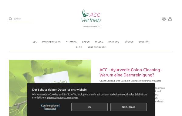 Vorschau von acc-vertrieb.de, Acc Vertrieb - Zapware IT-Service e.G.