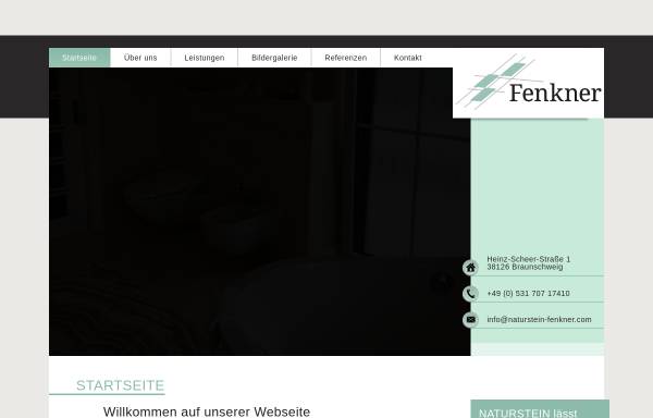 Vorschau von www.naturstein-fenkner.com, W. Fenkner GmbH