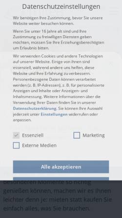 Vorschau der mobilen Webseite www.mitea.de, mitea GmbH