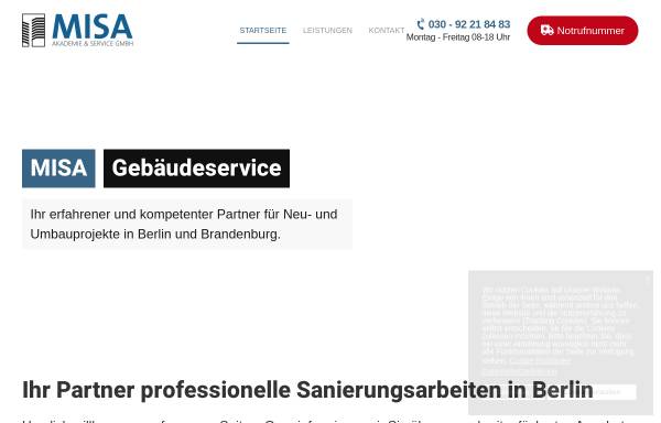 Vorschau von www.misa-berlin.de, MISA Akademie & Service GmbH