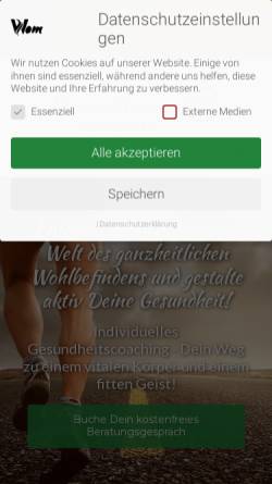 Vorschau der mobilen Webseite heilpraktiker-stemmer.de, AYURNA Praxis
