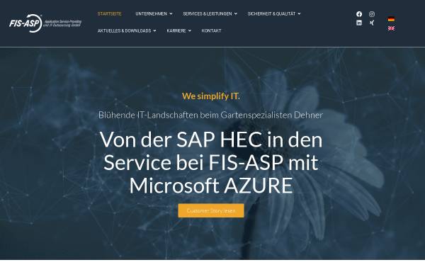 Vorschau von www.fis-asp.de, FIS-ASP Application Service Providing und IT-Outsourcing GmbH