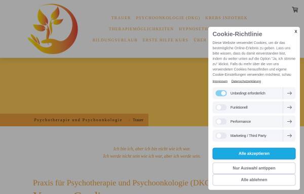 Vorschau von www.psychotherapie-psychoonkologie-gardi.de, Praxis für Psychotherapie und Psychoonkologie