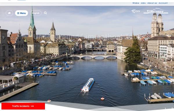Vorschau von www.zsg.ch, Zürichsee-Schifffahrtsgesellschaft