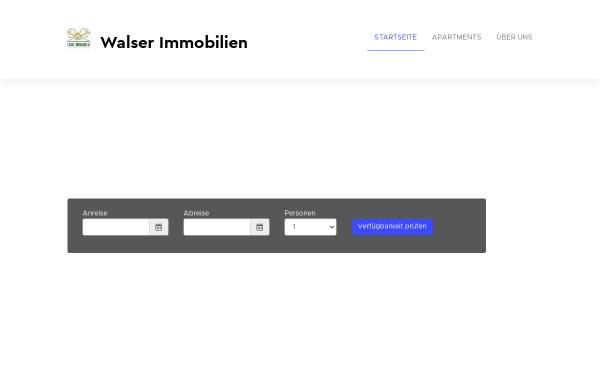 Vorschau von www.walser-immo.de, Walser Immobilien